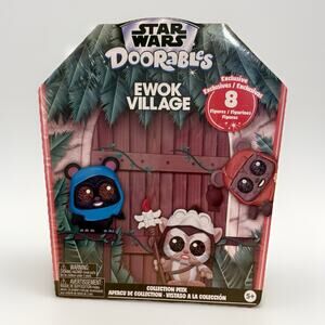 NEW STAR WARS DOORABLES Ewok Village 8-FIGURE Collection Peek Return Jedi SEALED